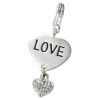 KISMA Schmuck Charms Anhnger Love Silber 925 Charm KIC0118-024