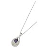 KISMA Schmuck Anhnger mit Kette lila Sterling Silber 925 KIH0109-011